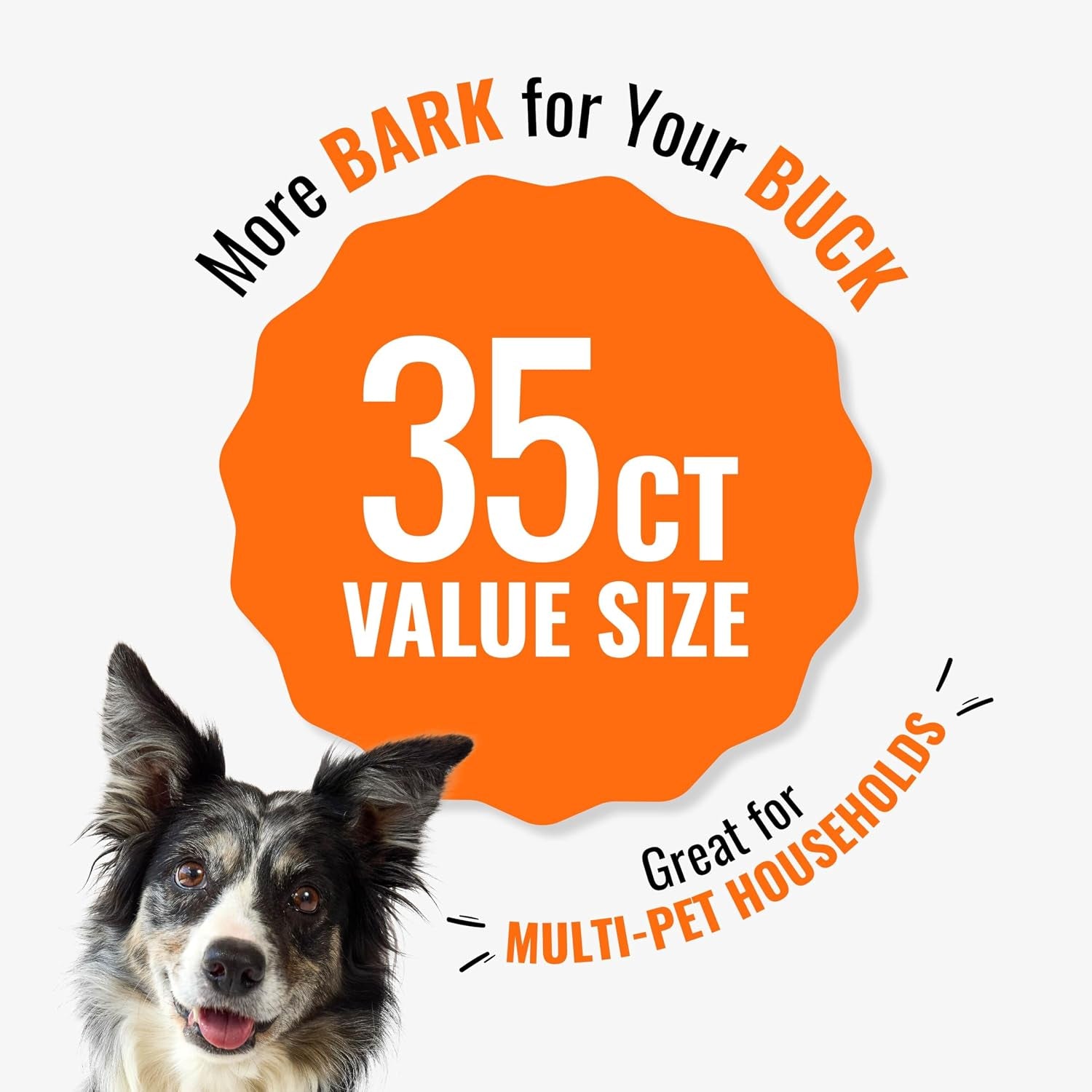Twists Long-Lasting Dog Treat Made with Real Protein, 35 Count | Premium Chicken, Pork and Beef Hide Chew, Supports Dental Health and Mental Stimulation, for Adult Dogs