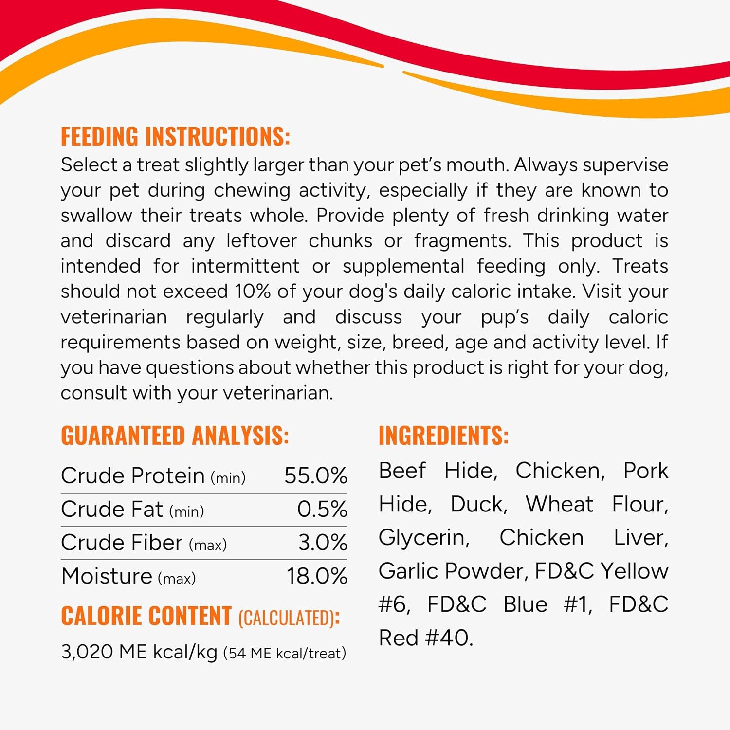 Kabobs Long-Lasting Dog Treat Made with Real Protein, 48 Oz | Premium Chicken, Pork and Beef Hide Chew, Supports Dental Health and Mental Stimulation, for Adult Dogs