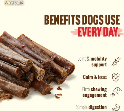 Bully Coated Gourmet Collagen Sticks (4 Inch, 25 Pack) – Real Bully Beef Coated, 95% Natural Collagen Dog Chews, Supports Healthy Joints, Skin & Coat - Best for Small & Medium Dogs