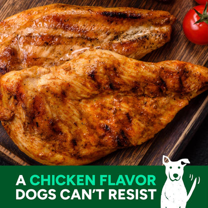 Wag More Bark Less Dog Treats Jerky KC BBQ Chicken 10 Oz | Meaty Jerky, Kansas City Style BBQ Scent, Grilled Chicken Color, Made with Real Ingredients, Gourmet Small Batch