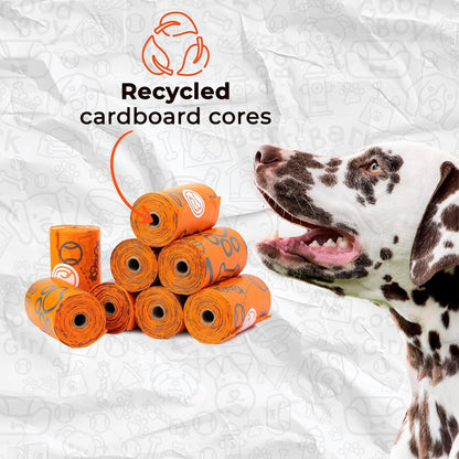 Dog Poop Bags Rolls, Leak-Proof & Unscented
