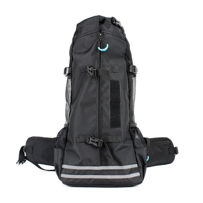 Fashion Waterproof Dog Travel Backpack Thickened Widened Straps Pet Carrier Bags to Be Cozy Eazy for Medium Dogs Corgi Shiba Inu
