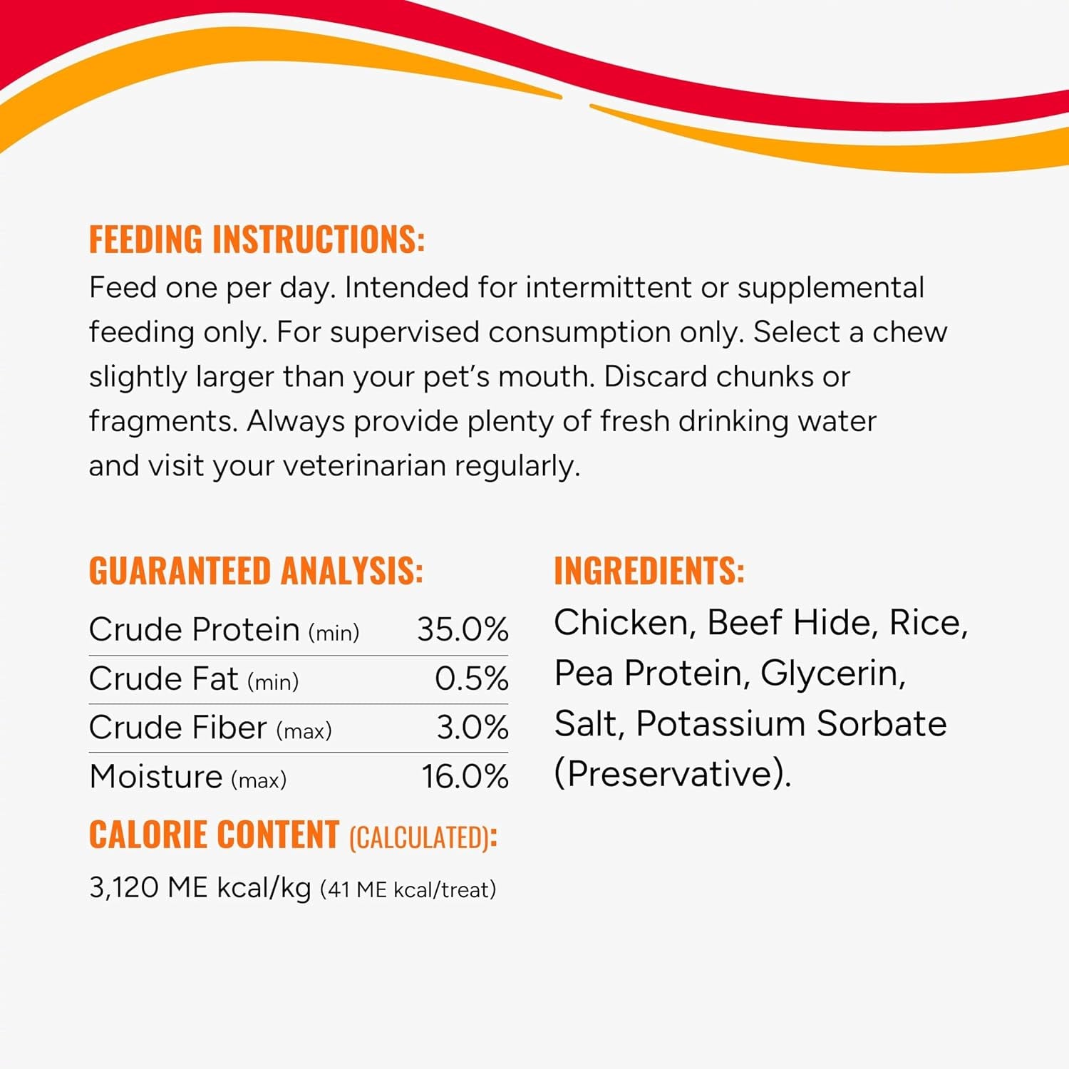 Dumbbells Long-Lasting Dog Treat for Small Dogs, 12 Oz | Made with Real Protein, Premium Chicken and Beef Hide Chew, Supports Dental Health, Mental Stimulation, for Adult Dogs