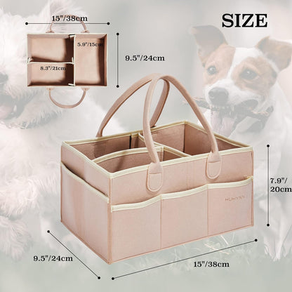 Pet Grooming Tote for Grooming Supplies - Khaki