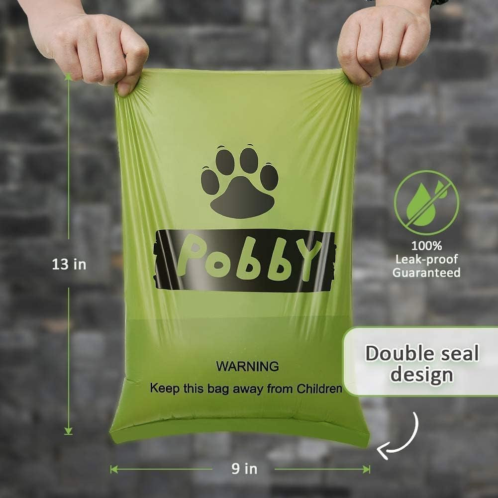 Dog Poop Bags Rolls 540 Count, Unscented Refill Rolls, 9" X 13" Doggie Poop Bags, Dog Waste Bags by