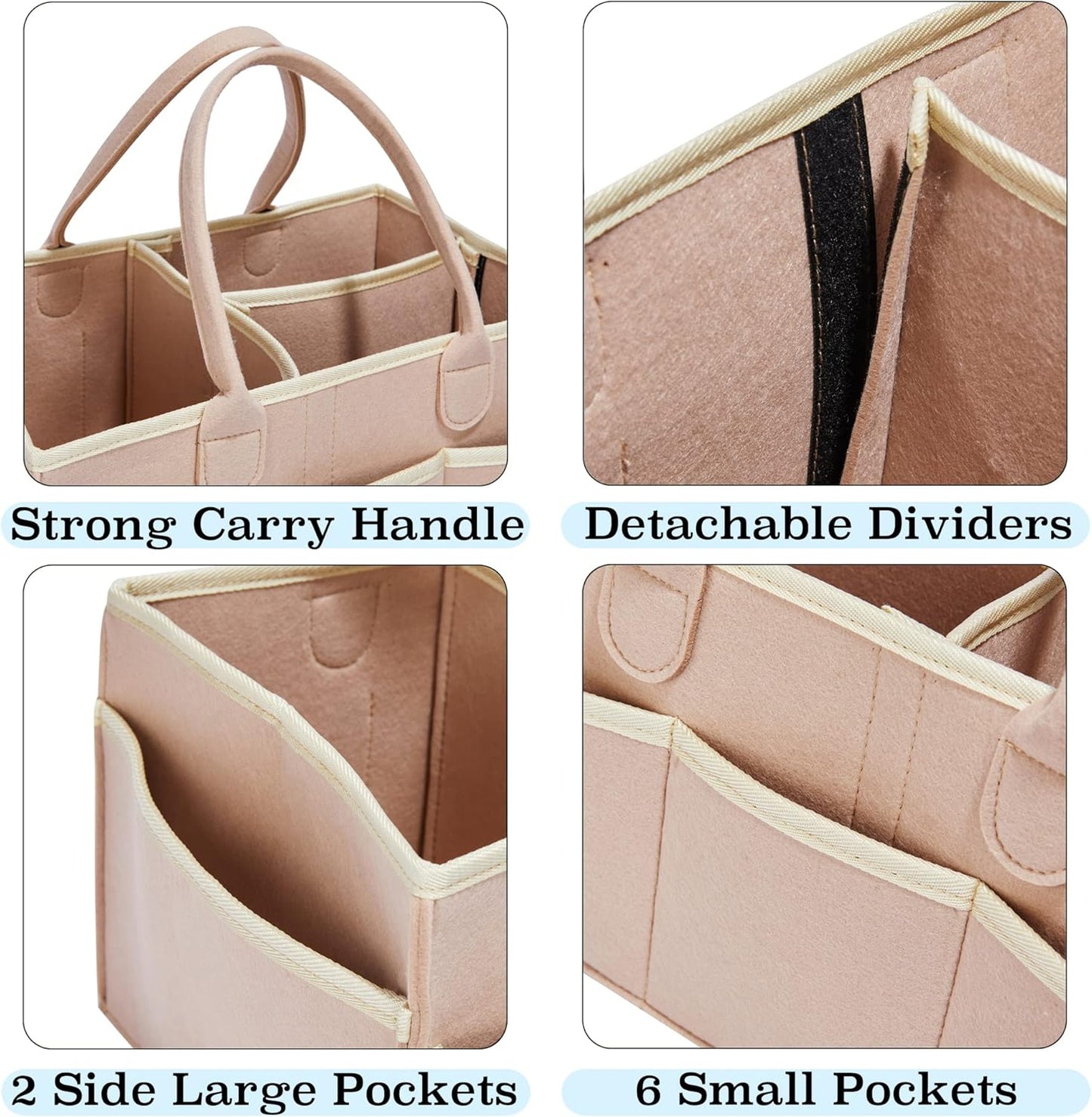 Pet Grooming Tote for Grooming Supplies - Khaki
